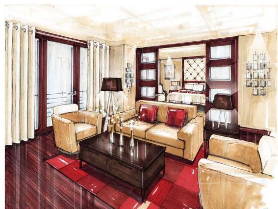 Bedroom_Hotel_Sketch